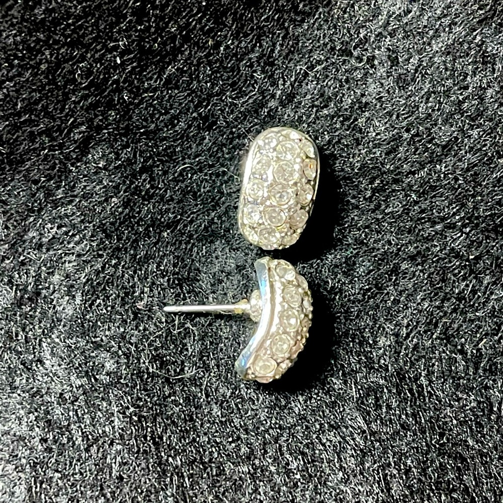 Rhinestone post earrings